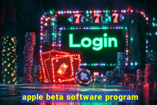 apple beta software program